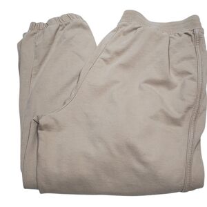 Aerie Tan Sweatpants Relaxed Fit Joggers Women's Medium